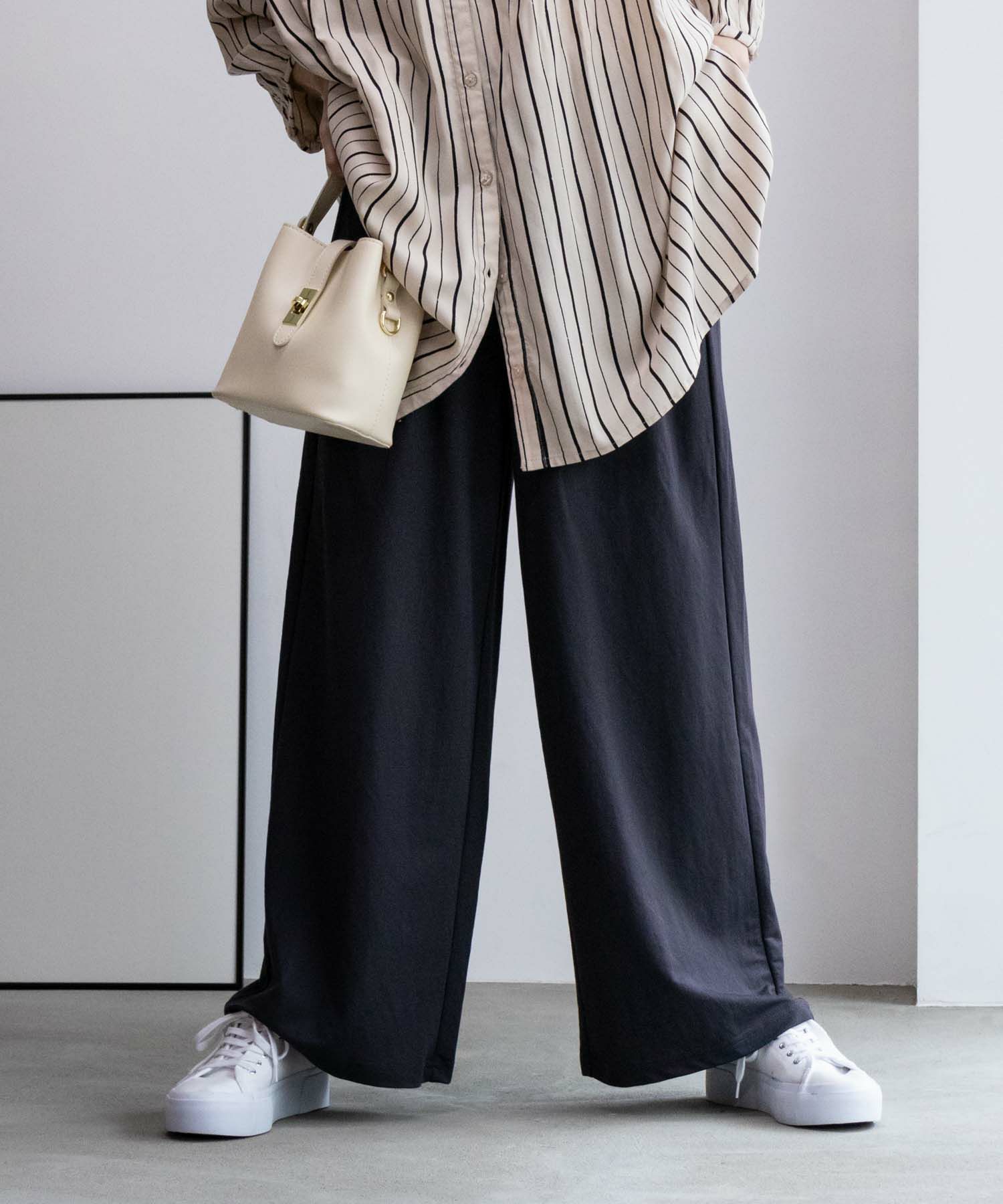 NAVY SARARI  ワイドパンツ レディース商品画像-20