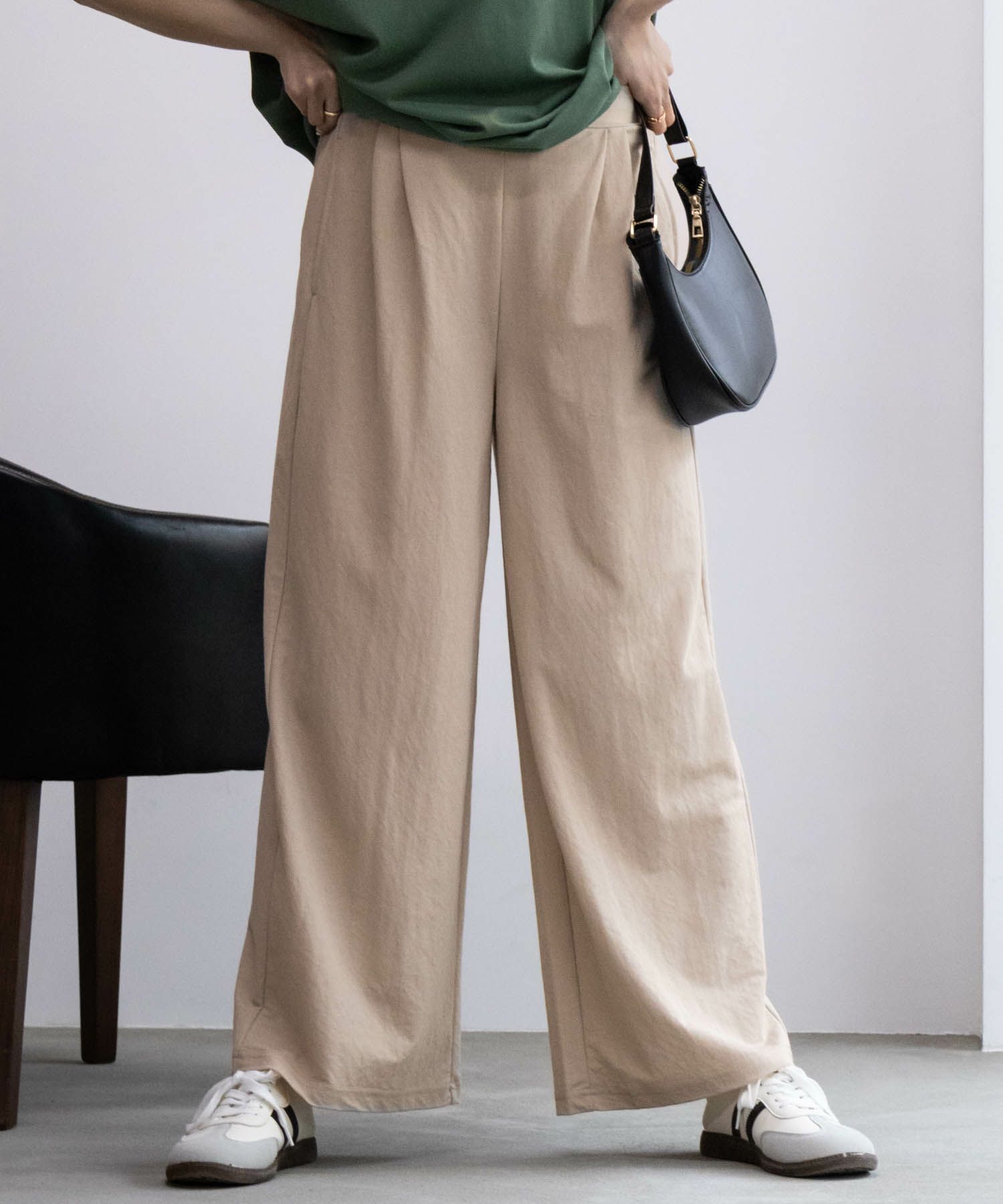 NAVY SARARI ワイドパンツ レディース商品画像-23