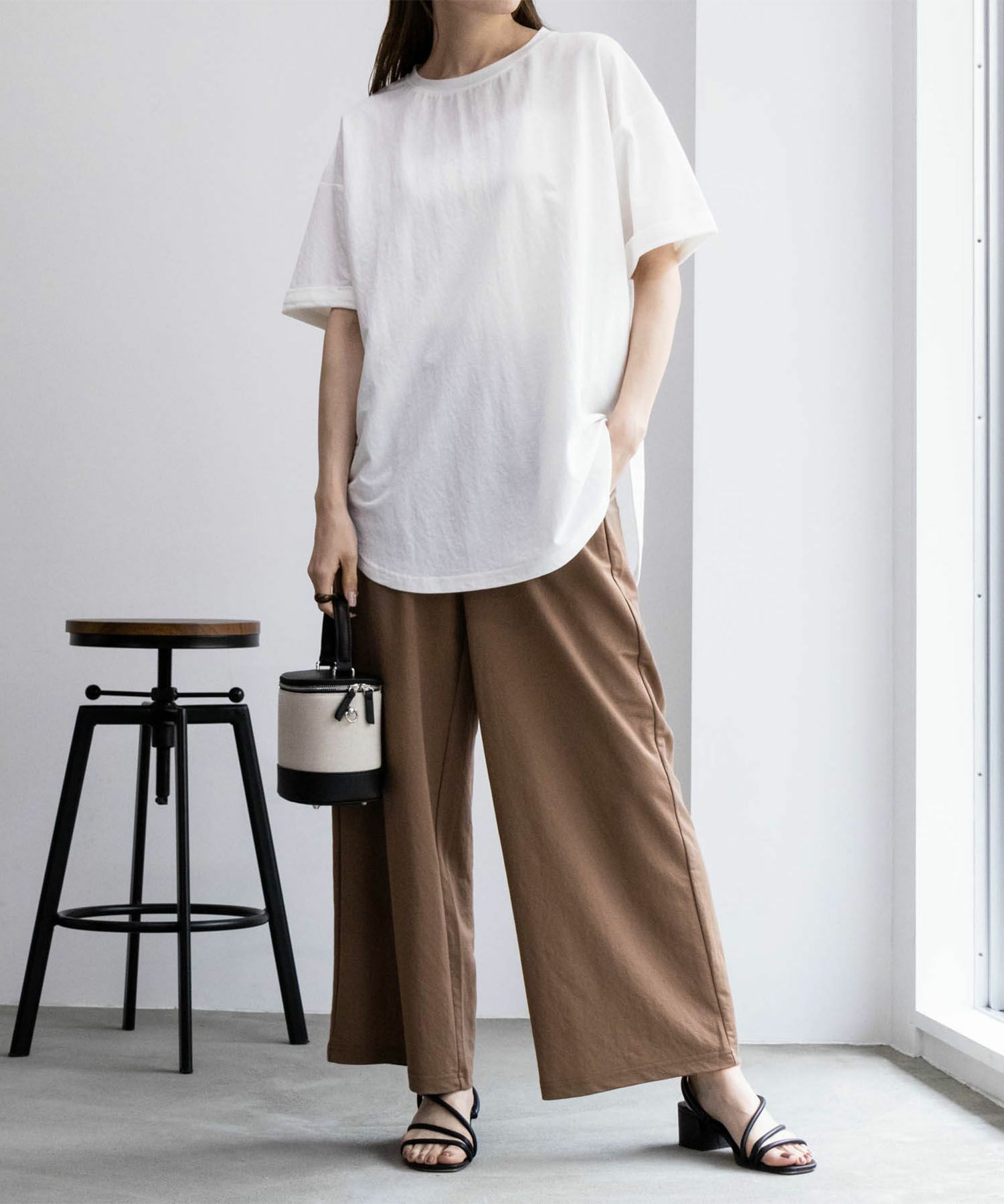 NAVY SARARI  ワイドパンツ レディース商品画像-24