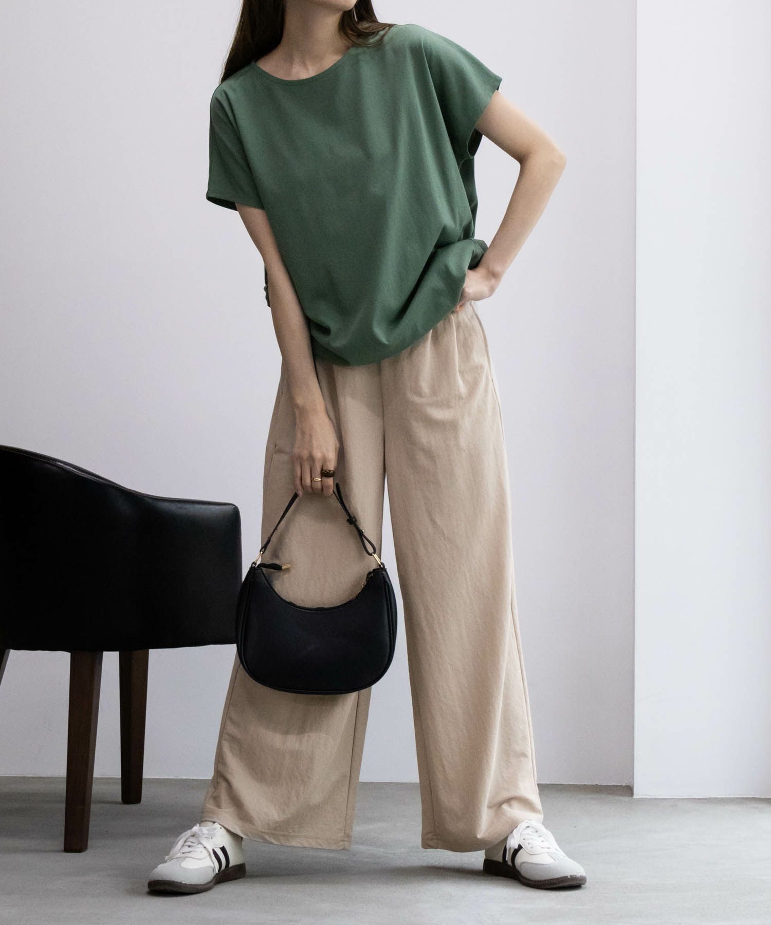 NAVY SARARI ワイドパンツ レディース商品画像-28