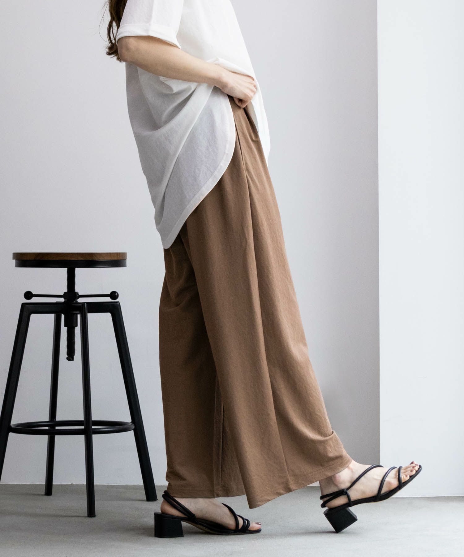 NAVY SARARI  ワイドパンツ レディース商品サムネイル-29