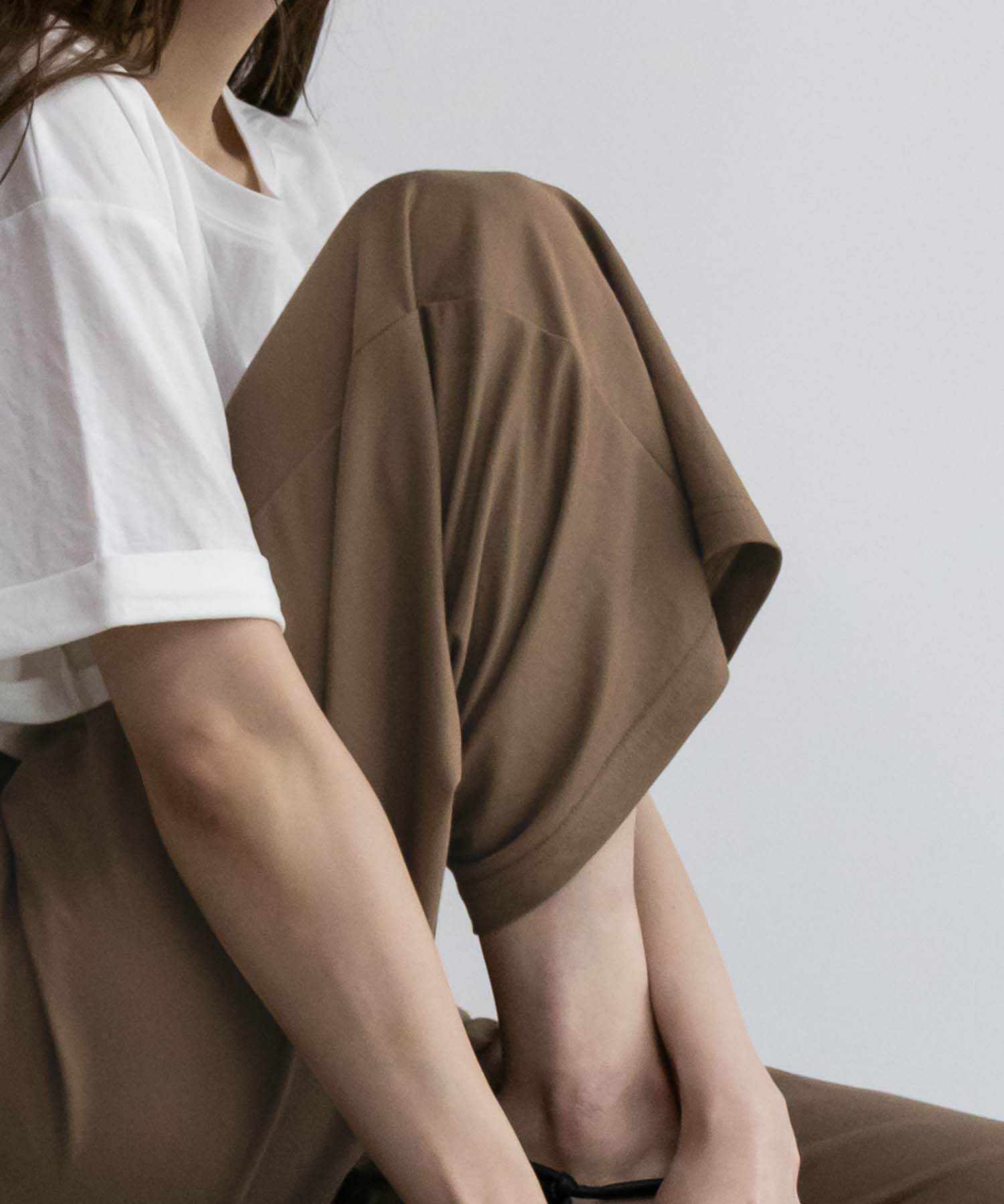 NAVY SARARI ワイドパンツ レディース