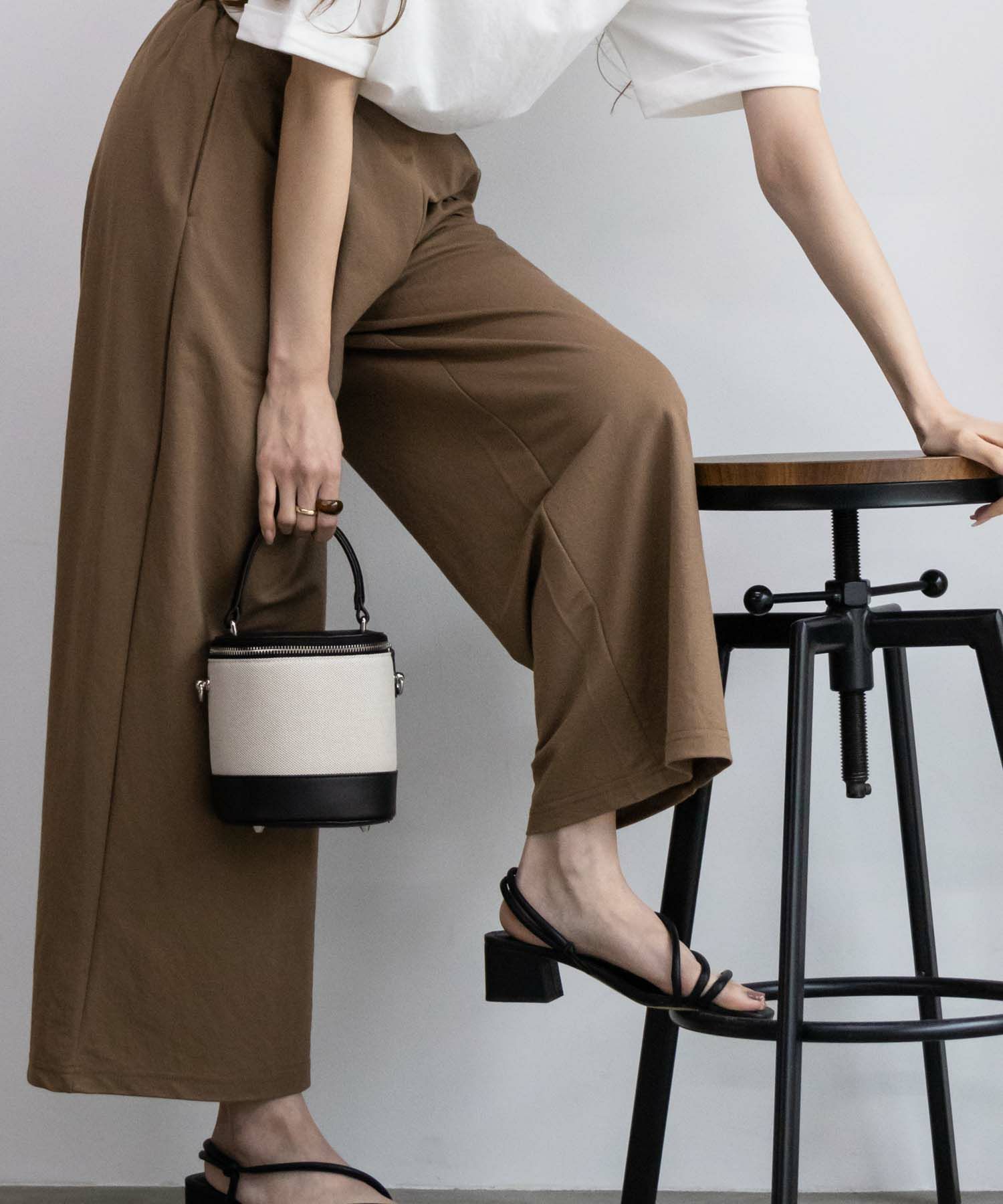NAVY SARARI ワイドパンツ レディース商品画像-34