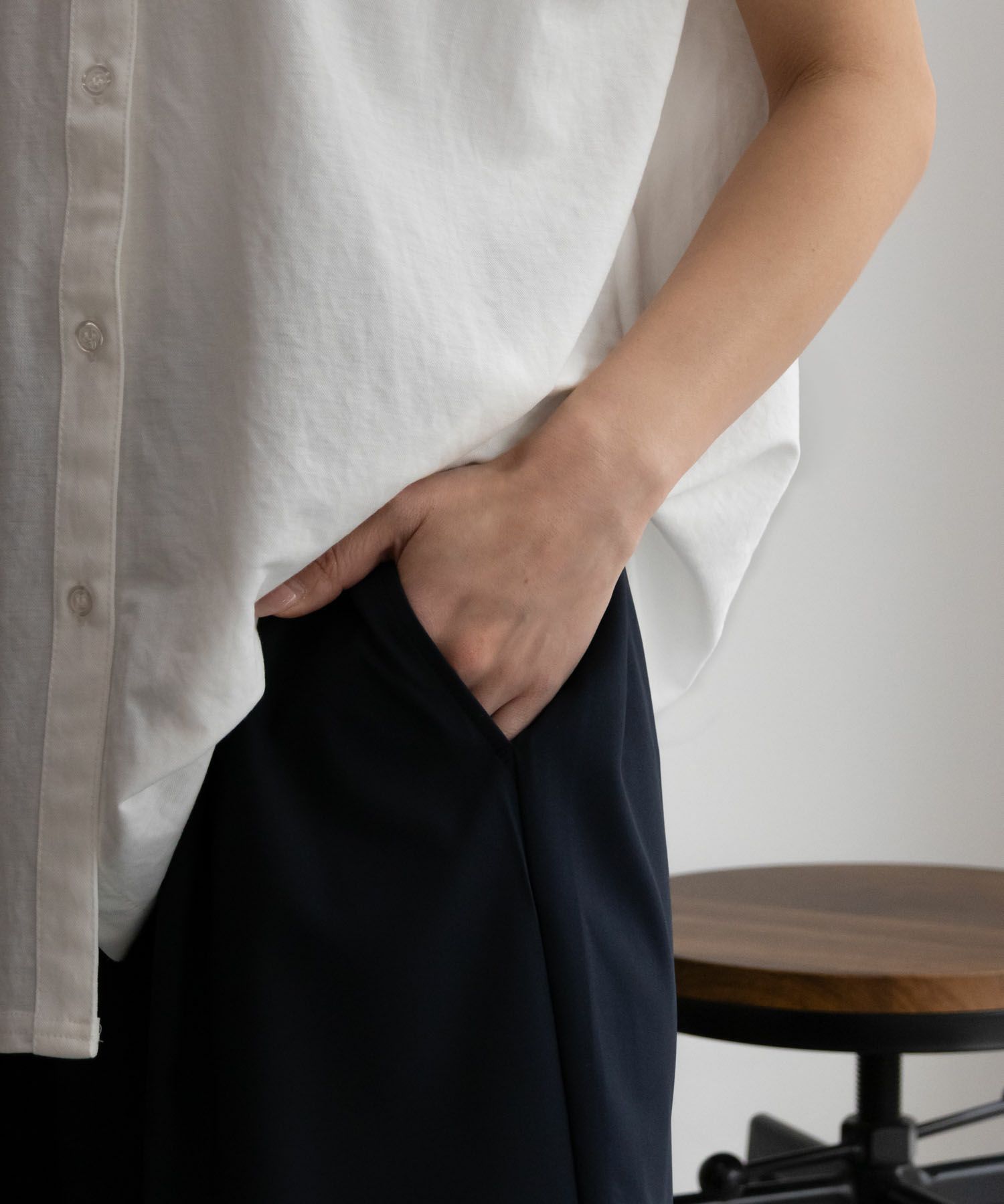 NAVY SARARI スカーチョ レディース