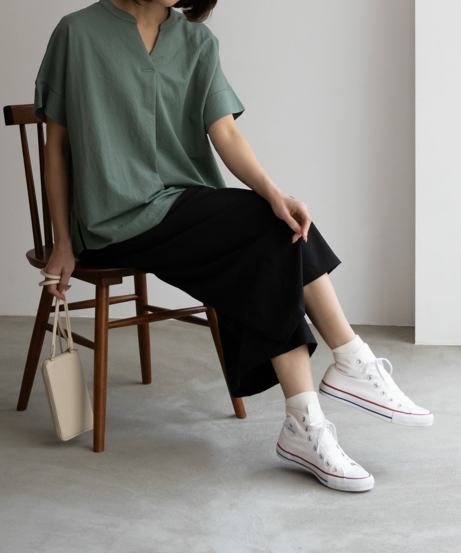 NAVY SARARI スカーチョ レディース