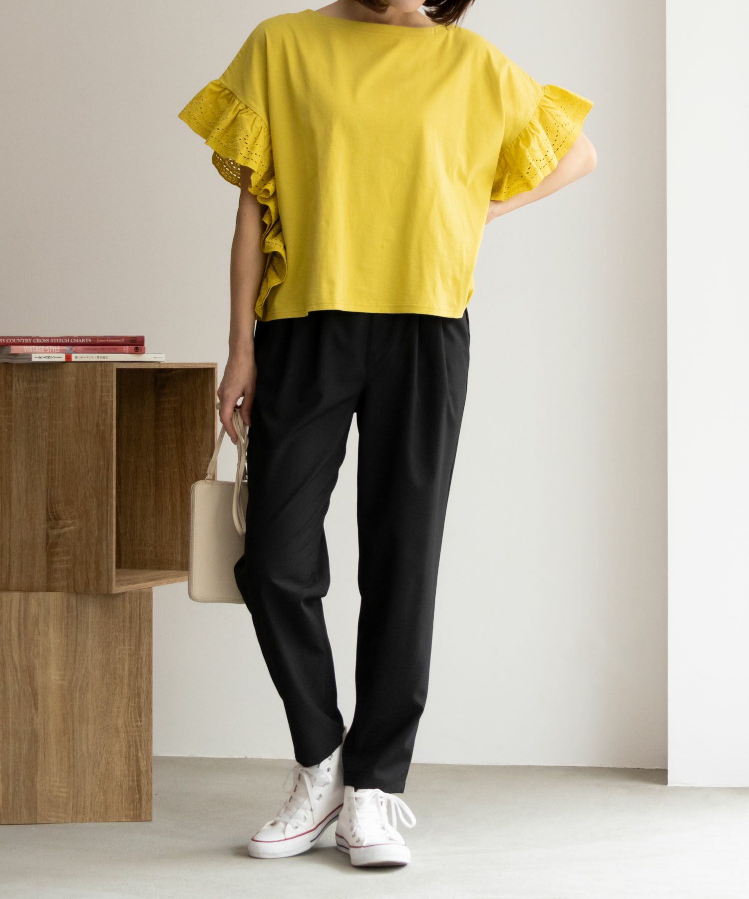 NAVY SARARI テーパードパンツ レディース商品画像-11