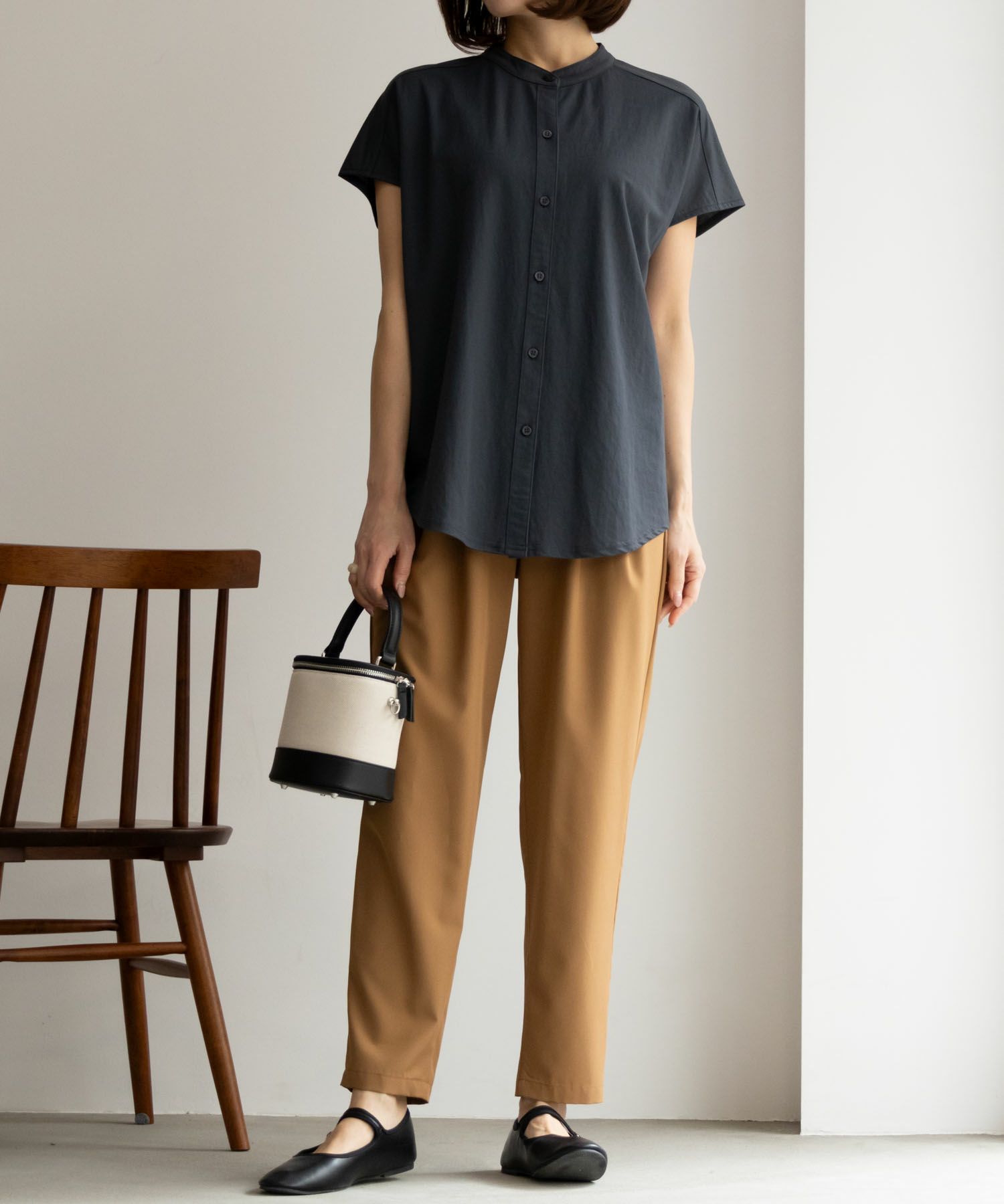 NAVY SARARI テーパードパンツ レディース商品サムネイル-23
