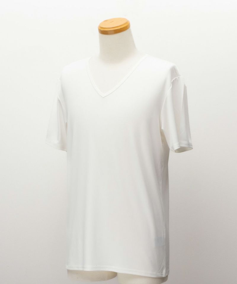 NAVY SARARI VネックTシャツ メンズ メール便 対応商品商品画像-10