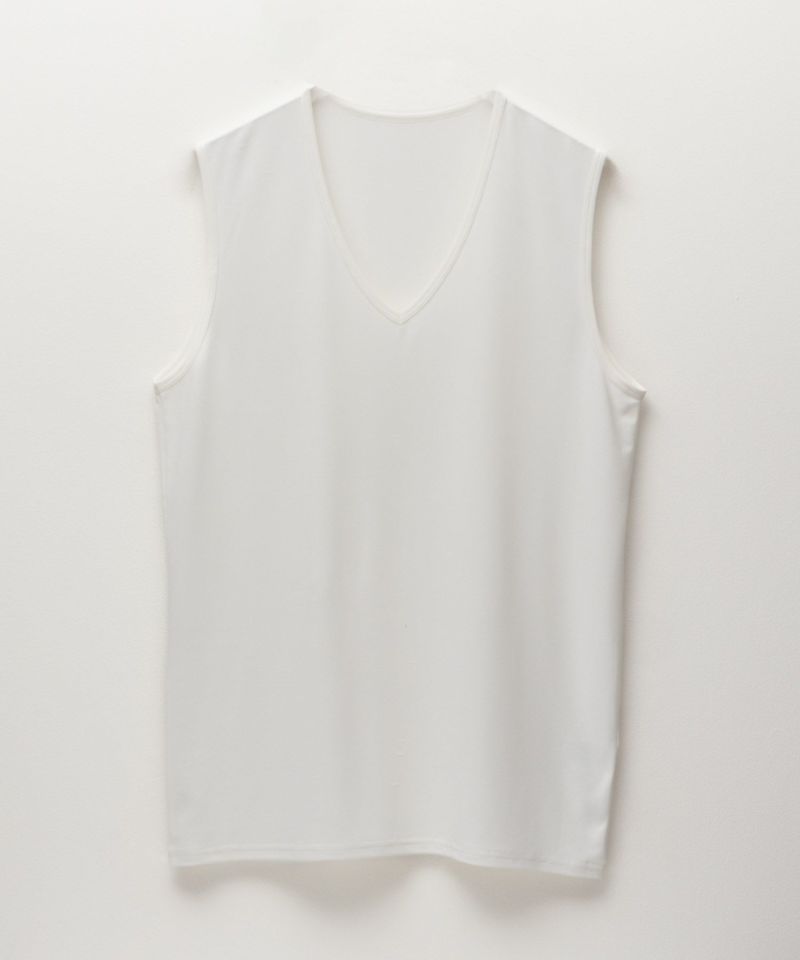 NAVY SARARI Vネックノースリーブ メンズ