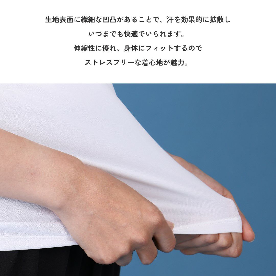 NAVY SARARI UネックTシャツ レディース メール便 対応商品商品サムネイル-6