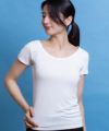 NAVY SARARI UネックTシャツ レディース ネコポス 対応商品