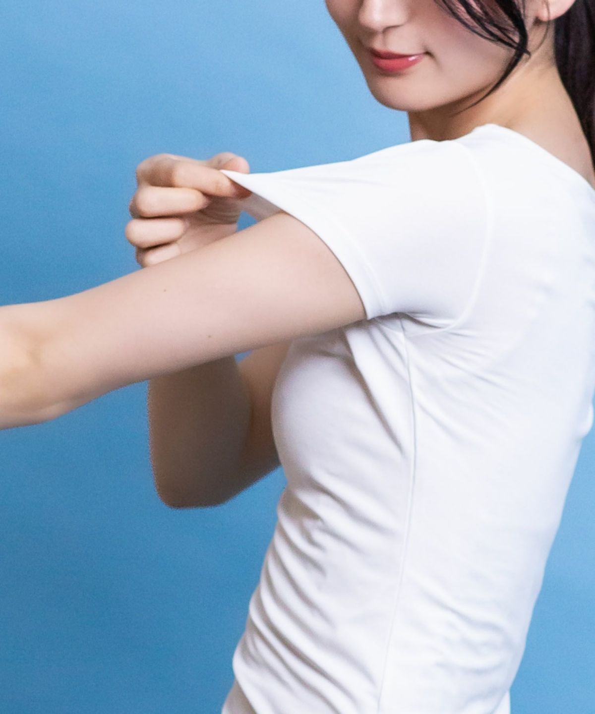 NAVY SARARI UネックTシャツ レディース ネコポス 対応商品