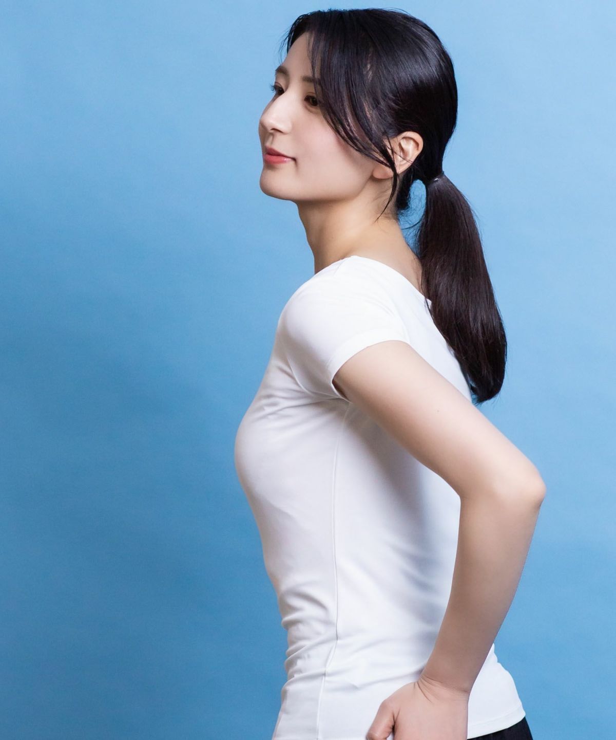 NAVY SARARI UネックTシャツ レディース ネコポス 対応商品