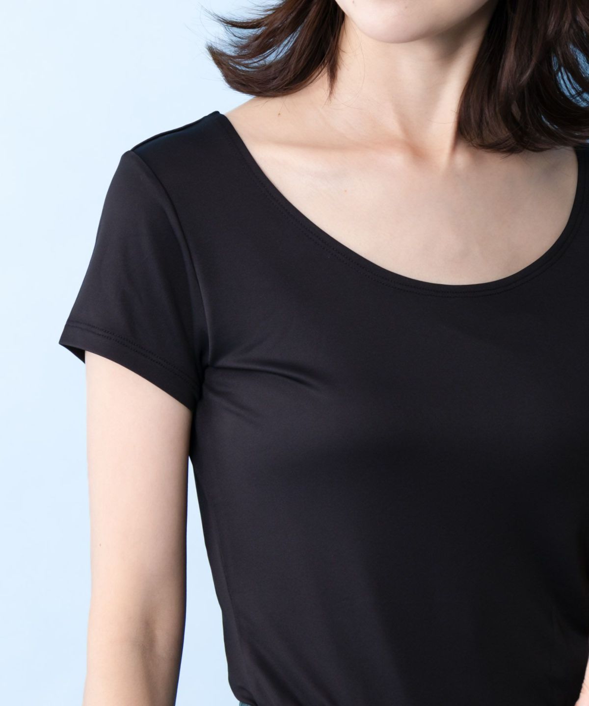 NAVY SARARI UネックTシャツ レディース ネコポス 対応商品