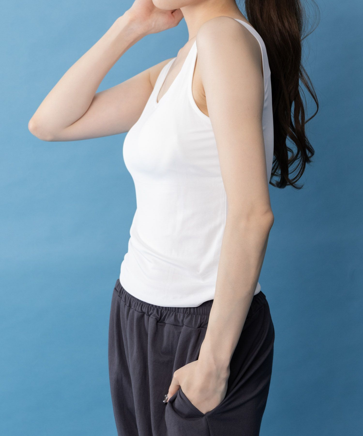 NAVY SARARI  ブラトップタンクトップ レディース商品サムネイル-11