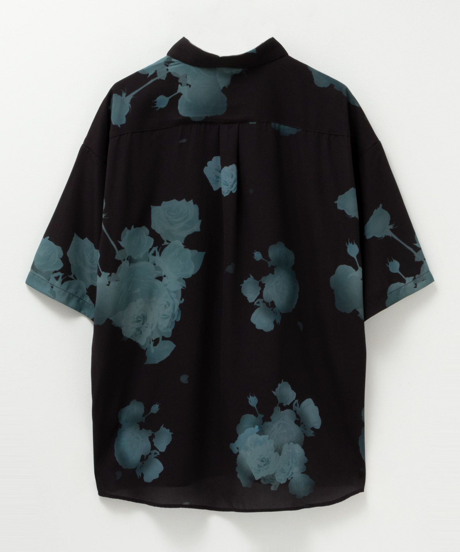 [期間限定価格]【オンラインストア限定】NAIVE MAGIC  シルクタッチポリエステル ルーズサイズ総柄半袖シャツ メンズ商品サムネイル-5