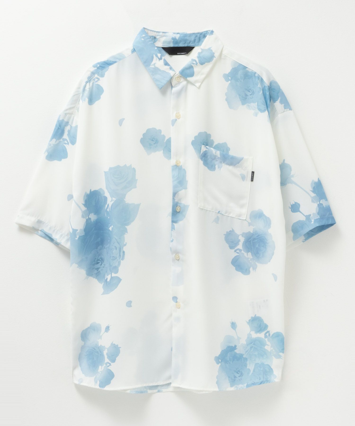 [期間限定価格]【オンラインストア限定】NAIVE MAGIC  シルクタッチポリエステル ルーズサイズ総柄半袖シャツ メンズ商品サムネイル-6
