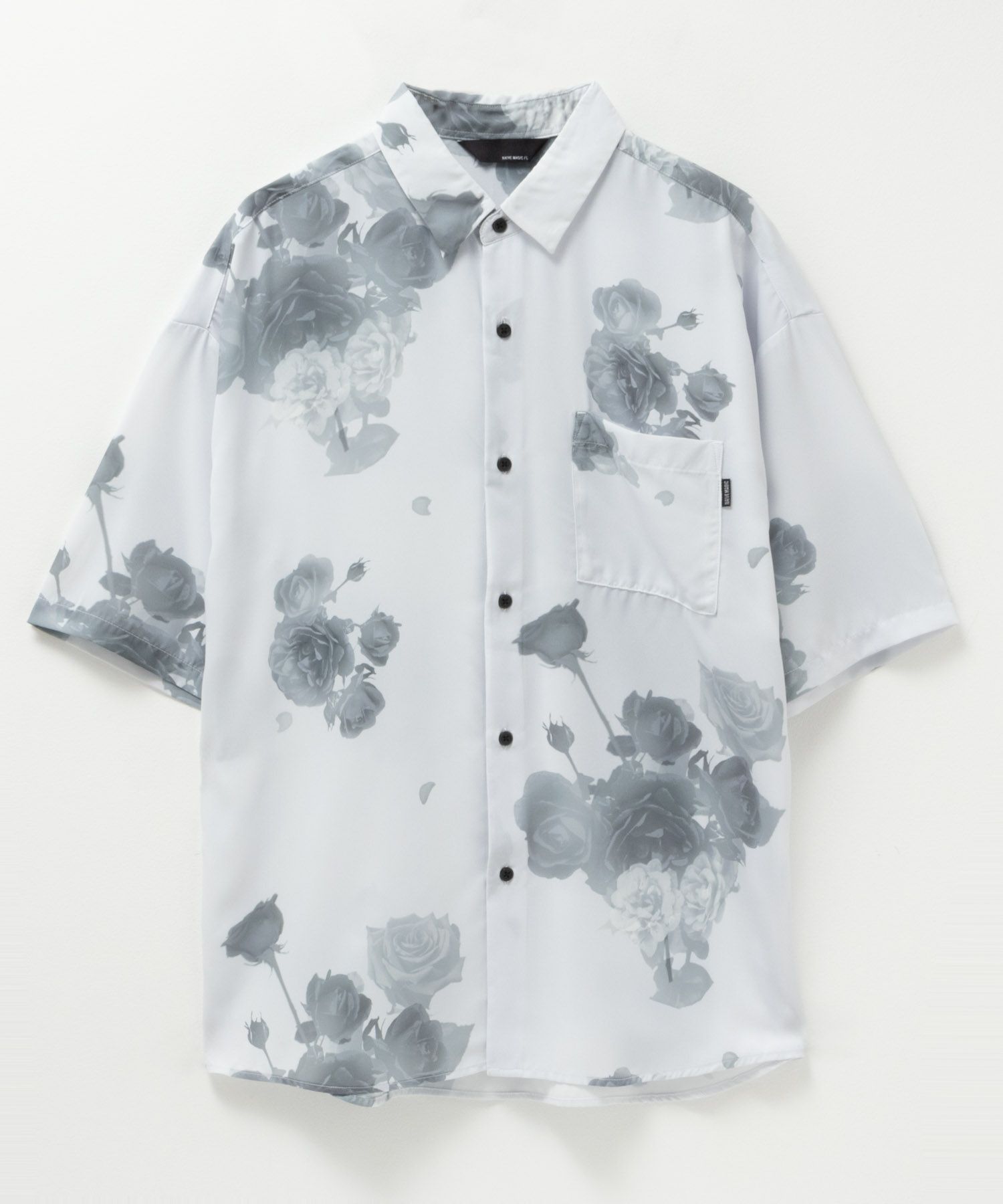 [期間限定価格]【オンラインストア限定】NAIVE MAGIC  シルクタッチポリエステル ルーズサイズ総柄半袖シャツ メンズ商品サムネイル-8