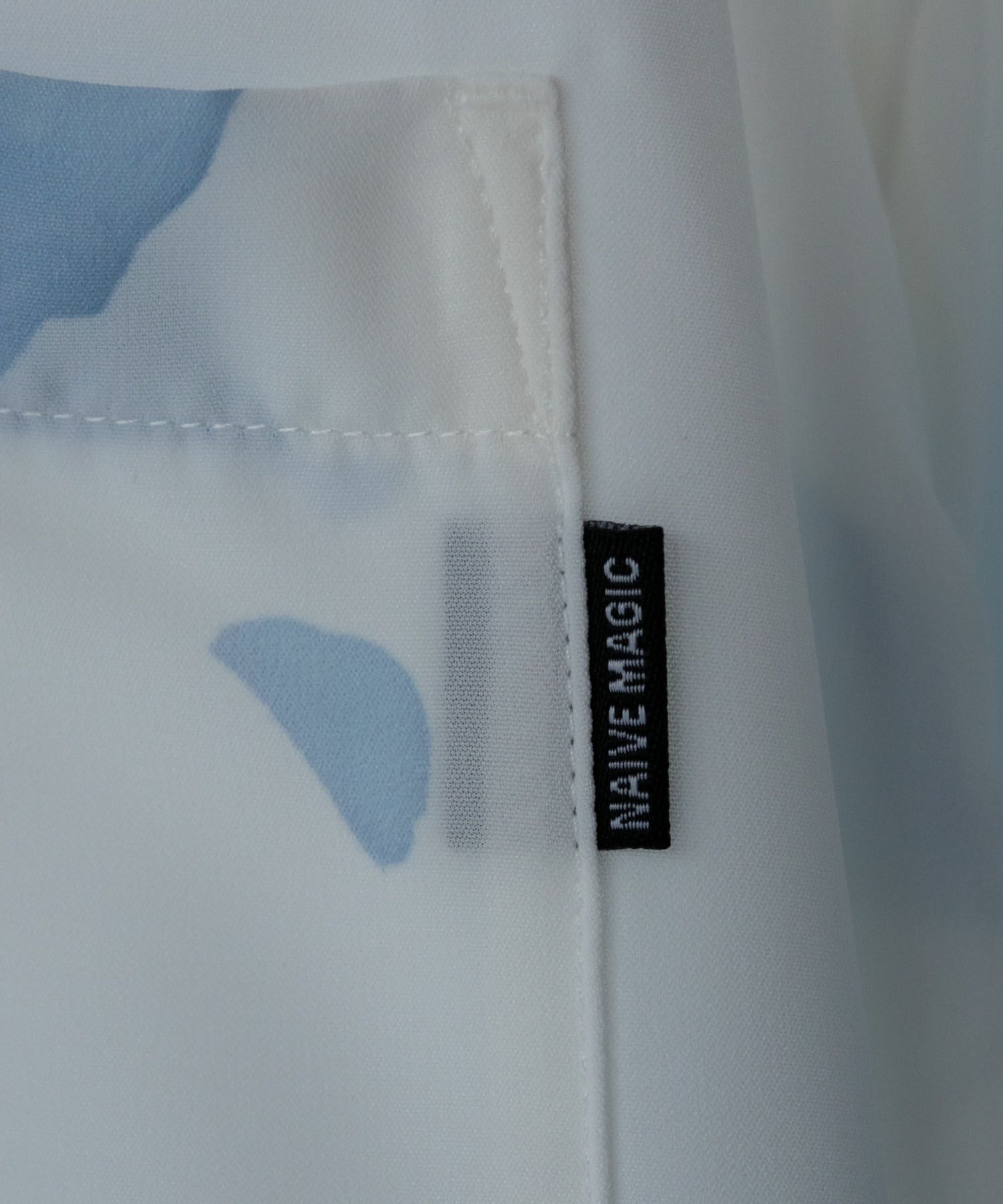 [期間限定価格]【オンラインストア限定】NAIVE MAGIC  シルクタッチポリエステル ルーズサイズ総柄半袖シャツ メンズ商品画像-13