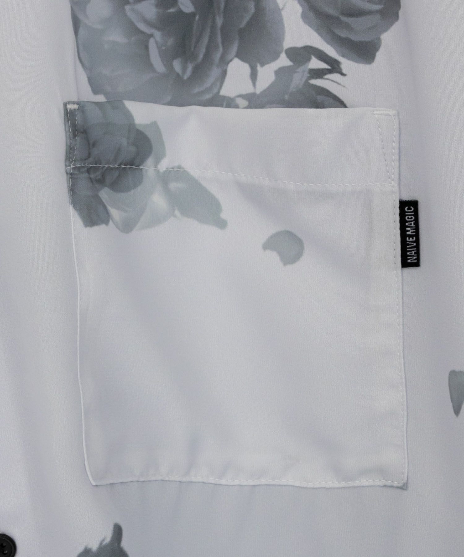 [期間限定価格]【オンラインストア限定】NAIVE MAGIC  シルクタッチポリエステル ルーズサイズ総柄半袖シャツ メンズ商品サムネイル-14