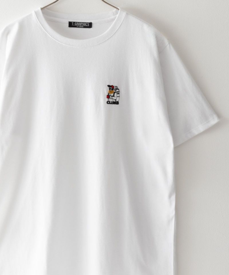 T-GRAPHICS  髭サガラ刺繍Tシャツ メンズ ネコポス 対応商品商品画像-1