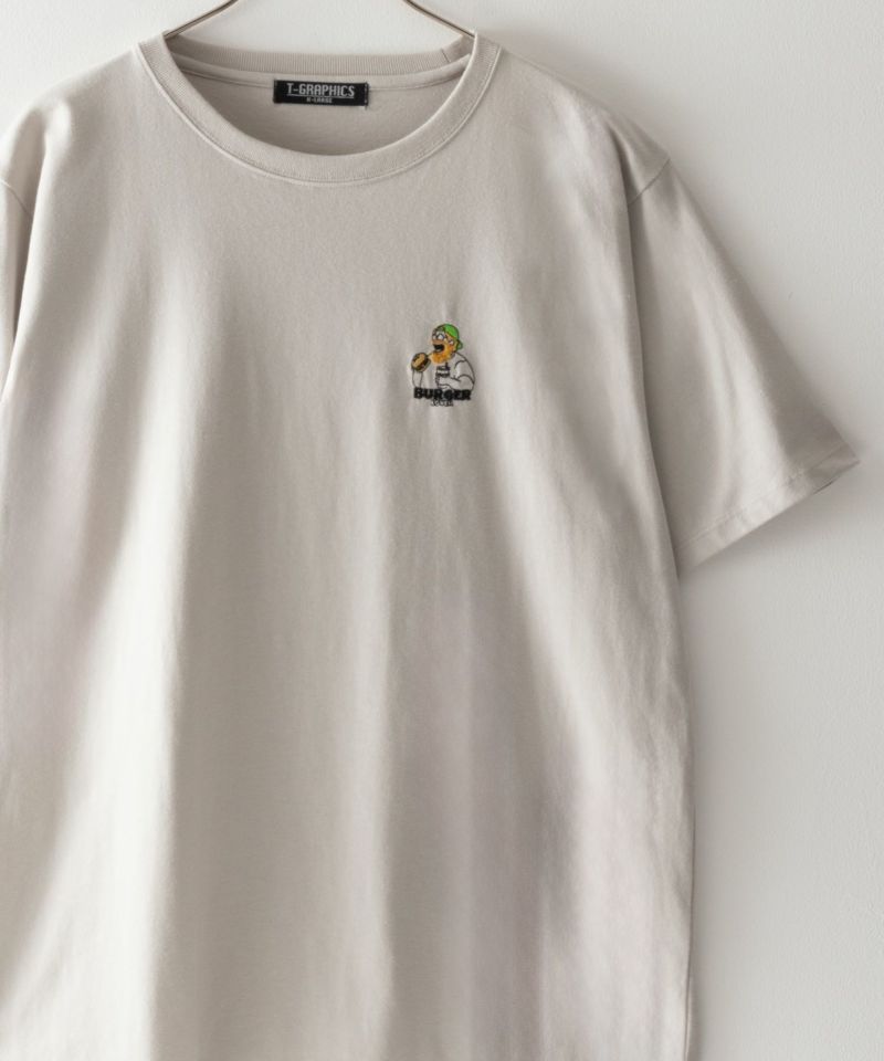 T-GRAPHICS  髭サガラ刺繍Tシャツ メンズ メール便 対応商品商品画像-4