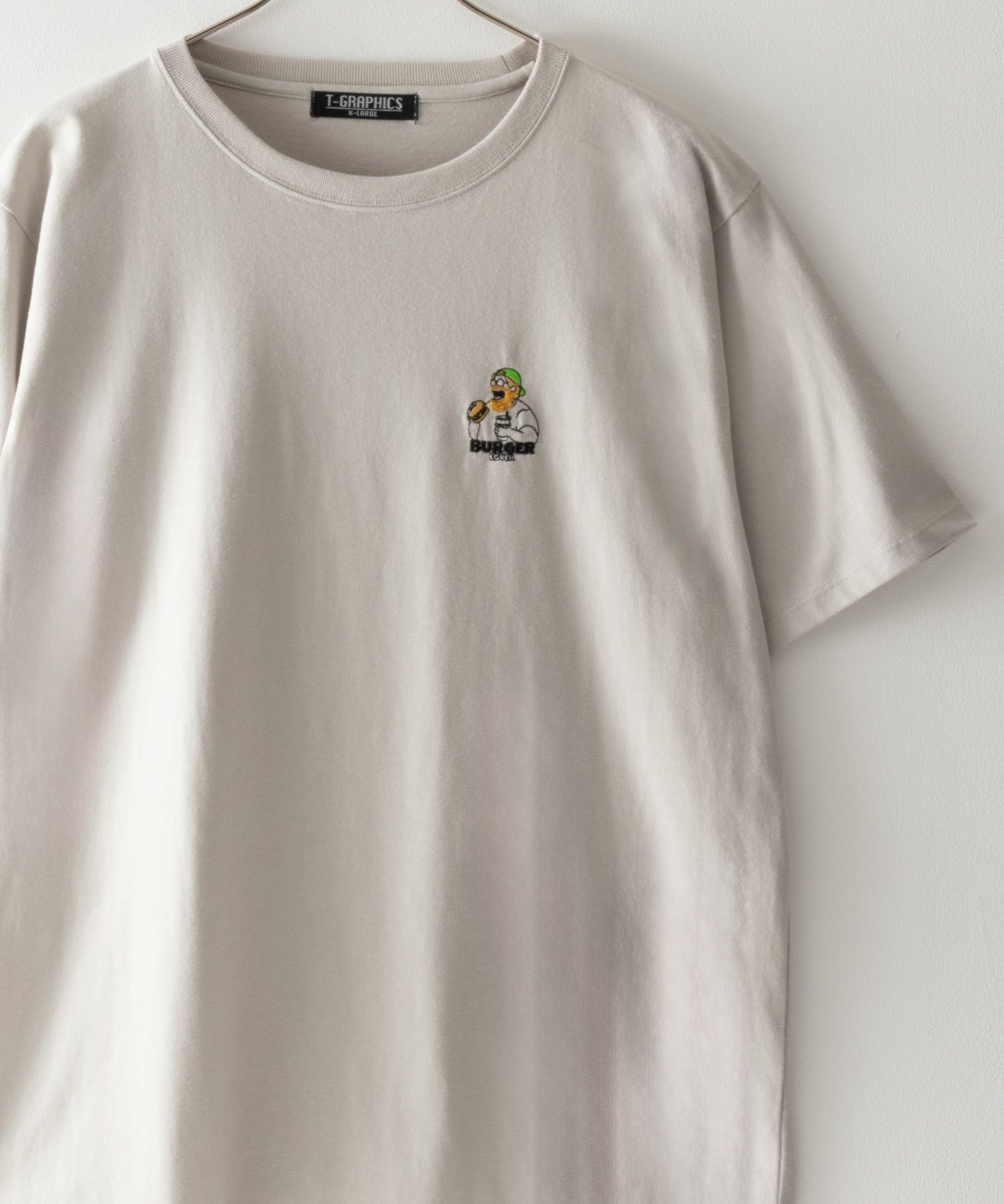 T-GRAPHICS  髭サガラ刺繍Tシャツ メンズ メール便 対応商品商品サムネイル-4