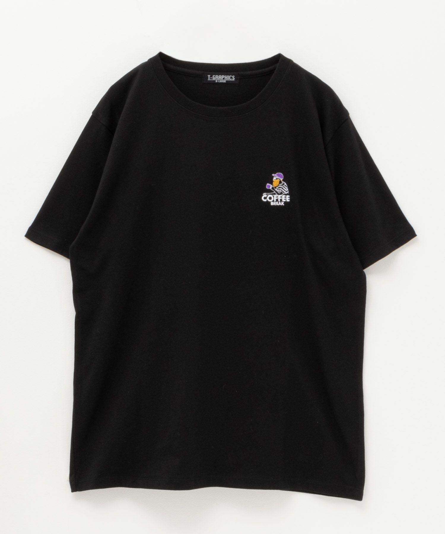 T-GRAPHICS  髭サガラ刺繍Tシャツ メンズ メール便 対応商品商品サムネイル-7