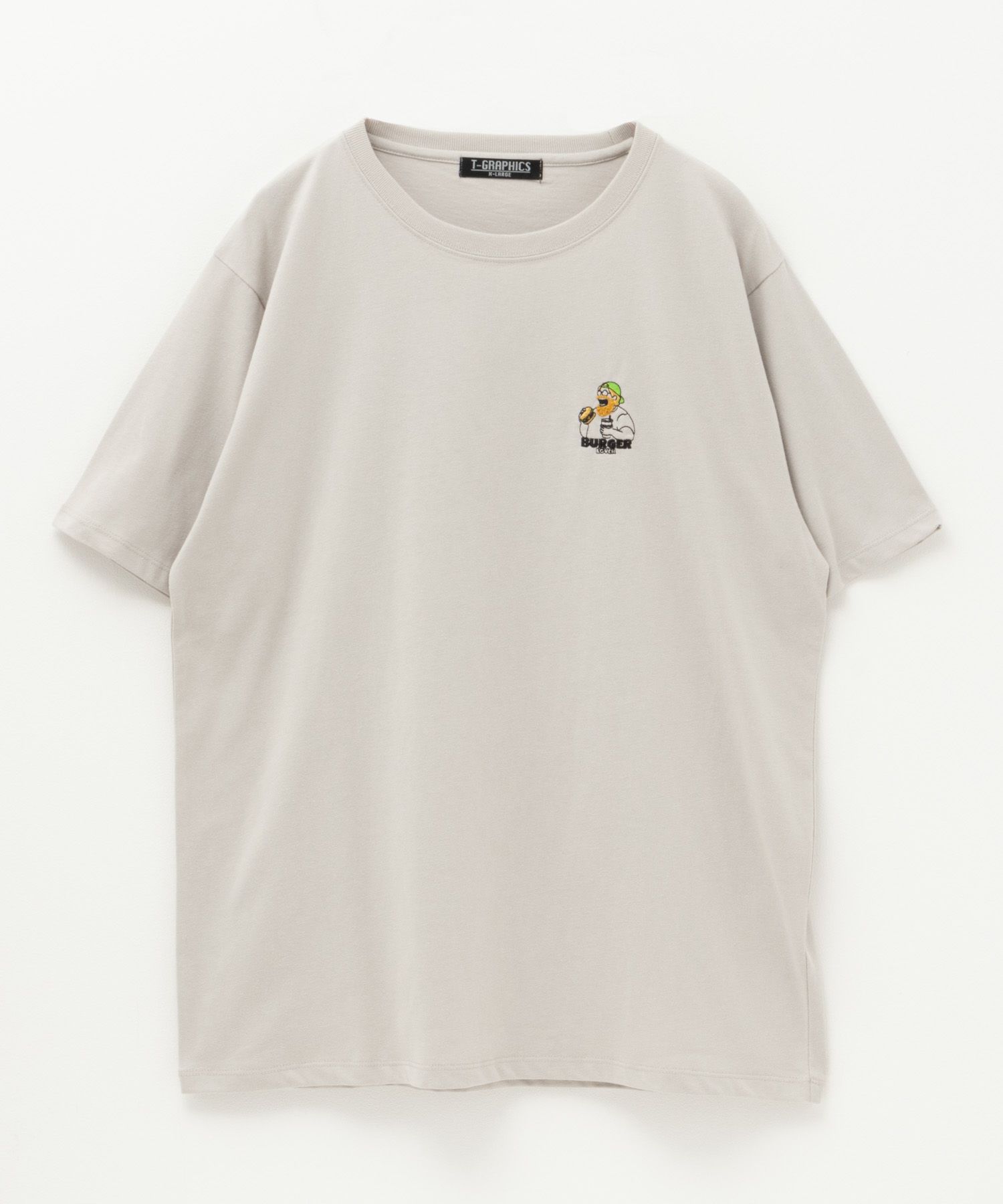 T-GRAPHICS 髭サガラ刺繍Tシャツ メンズ ネコポス 対応商品