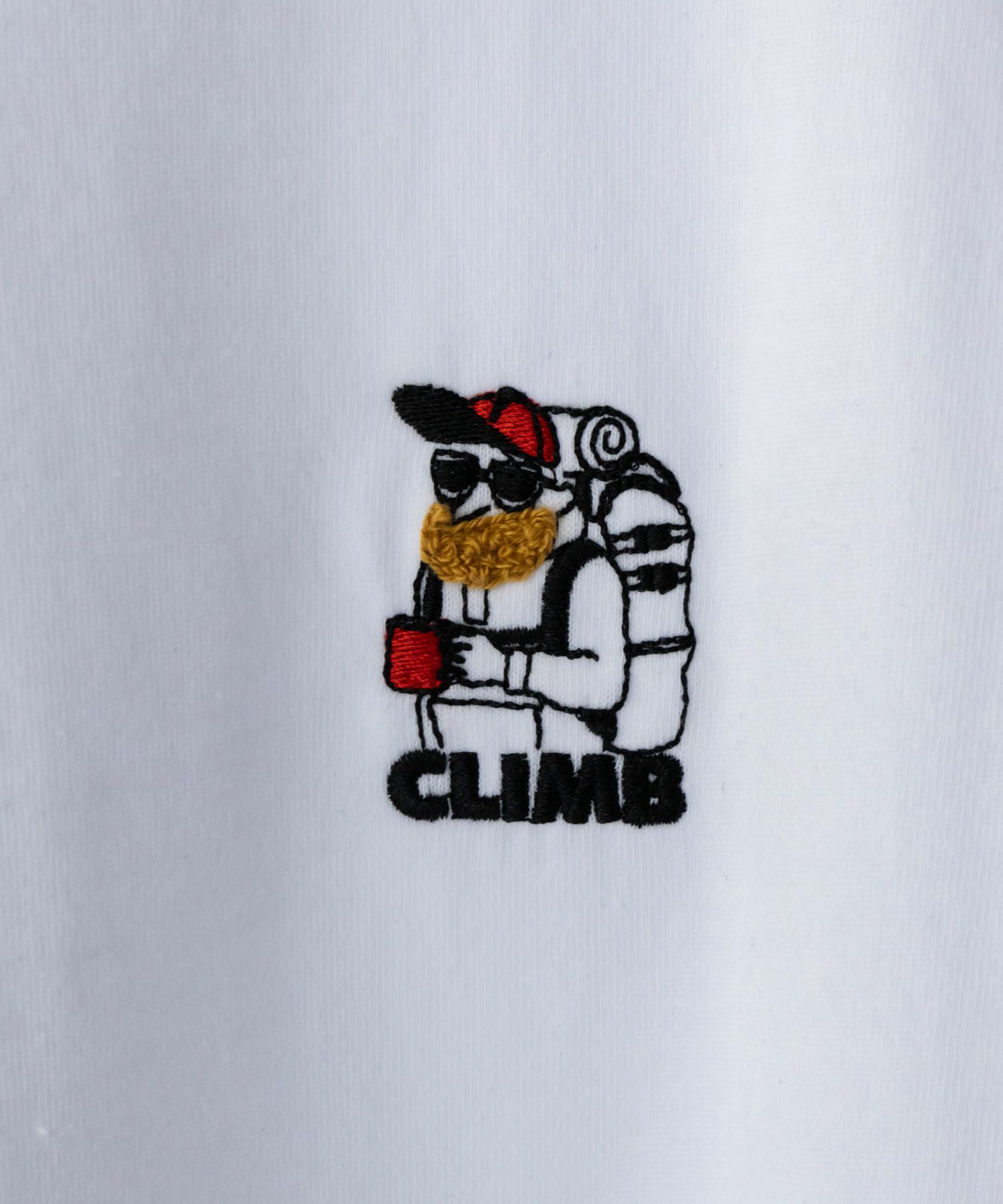 T-GRAPHICS 髭サガラ刺繍Tシャツ メンズ ネコポス 対応商品