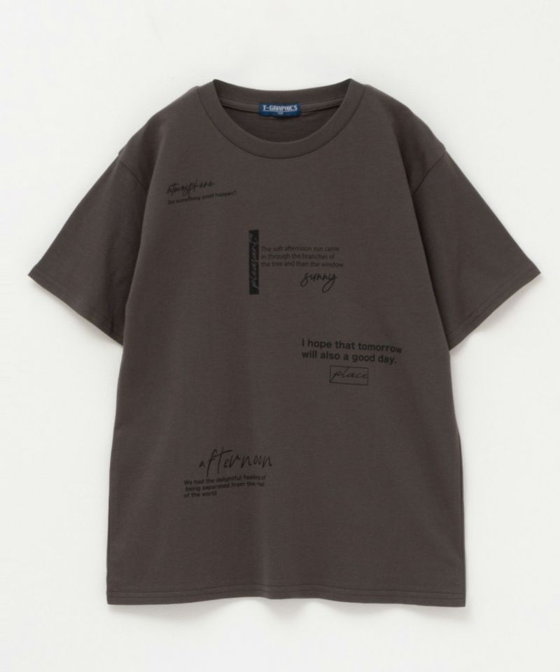 T-GRAPHICS  メッセージプリントTシャツ キッズ ネコポス 対応商品商品画像-1