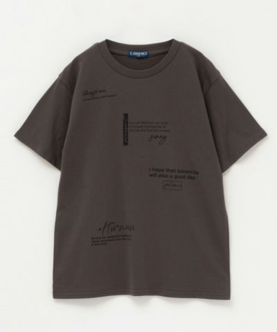 T-GRAPHICS  メッセージプリントTシャツ キッズ ネコポス 対応商品