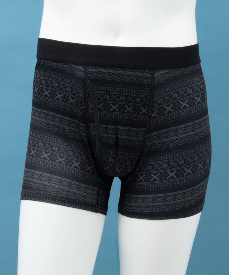 NAVY SARARI  総柄ボクサーパンツ メンズ メール便 対応商品商品画像-1