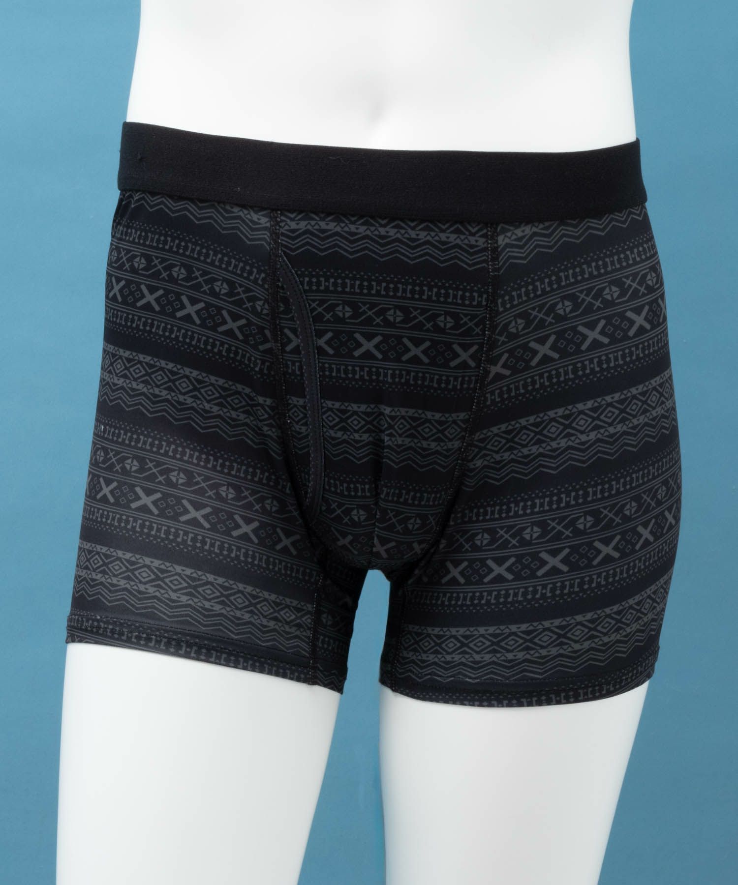 NAVY SARARI  総柄ボクサーパンツ メンズ メール便 対応商品商品サムネイル-1