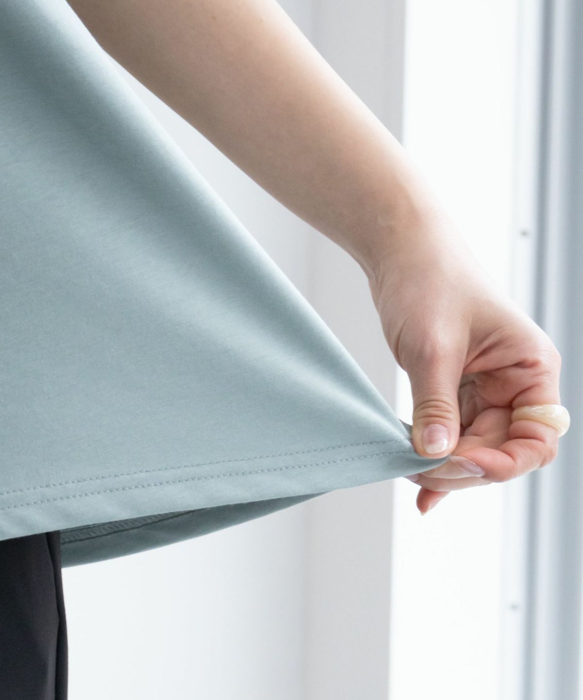 NAVY SARARI クール＆UVカットプリントTシャツ レディース ネコポス 対応商品