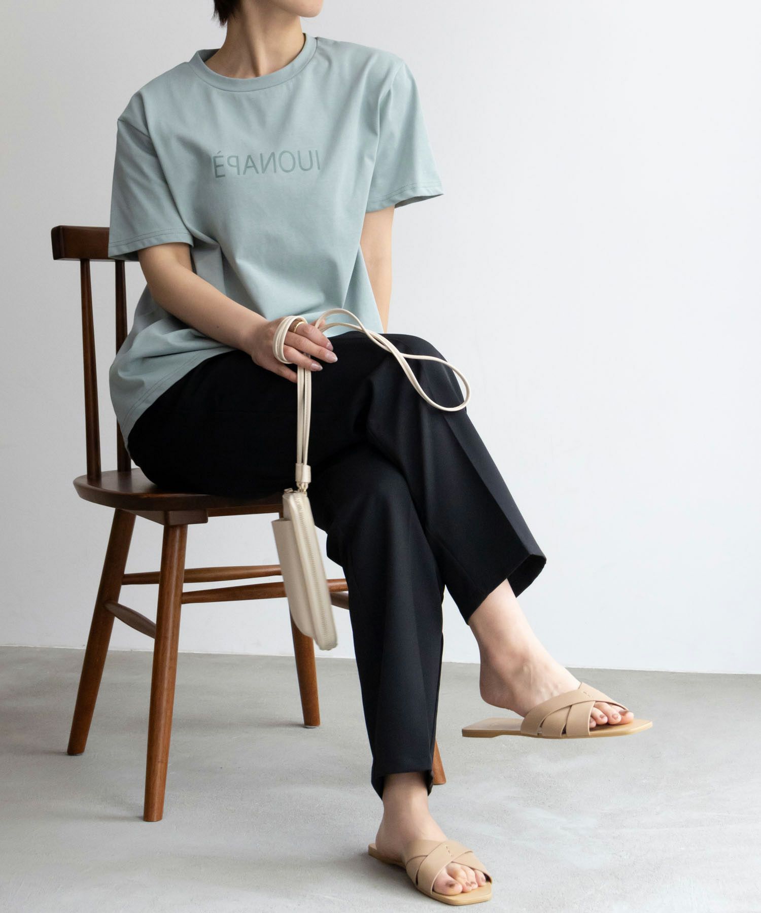 NAVY SARARI クール＆UVカットプリントTシャツ レディース ネコポス 対応商品