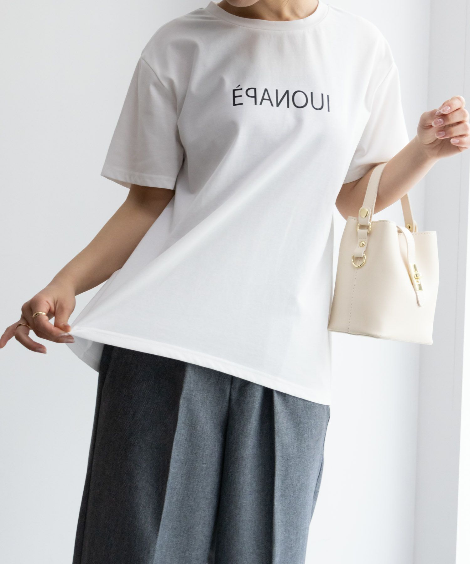 NAVY SARARI クール＆UVカットプリントTシャツ レディース ネコポス 対応商品