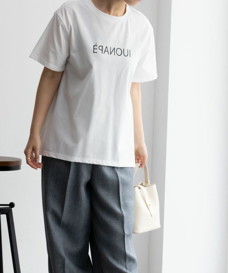 NAVY SARARI  クール＆UVカットプリントTシャツ レディース メール便 対応商品商品画像-28