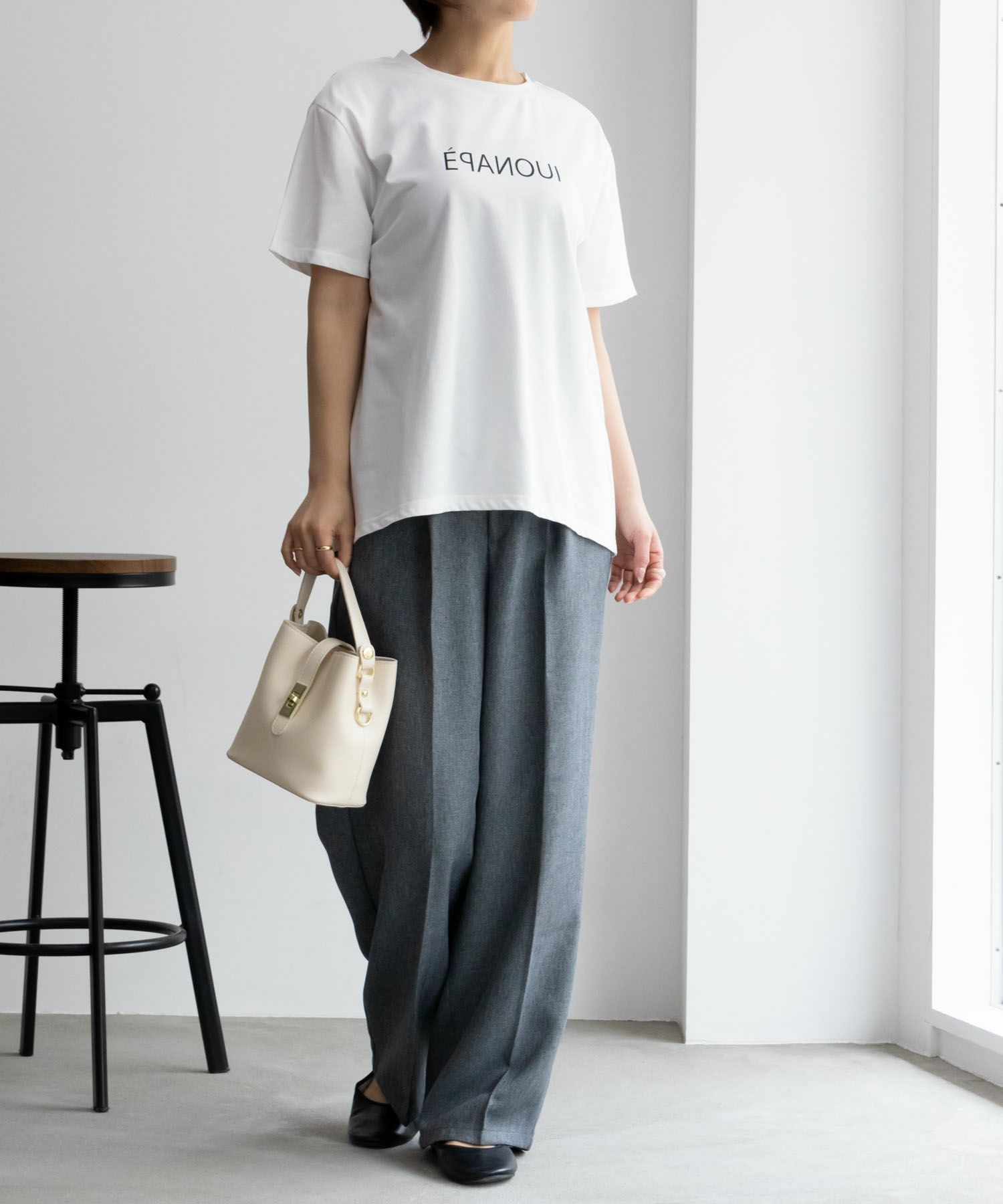 NAVY SARARI  クール＆UVカットプリントTシャツ レディース メール便 対応商品商品サムネイル-30