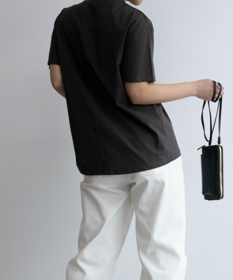 NAVY SARARI  クール＆UVカットプリントTシャツ レディース メール便 対応商品商品画像-34