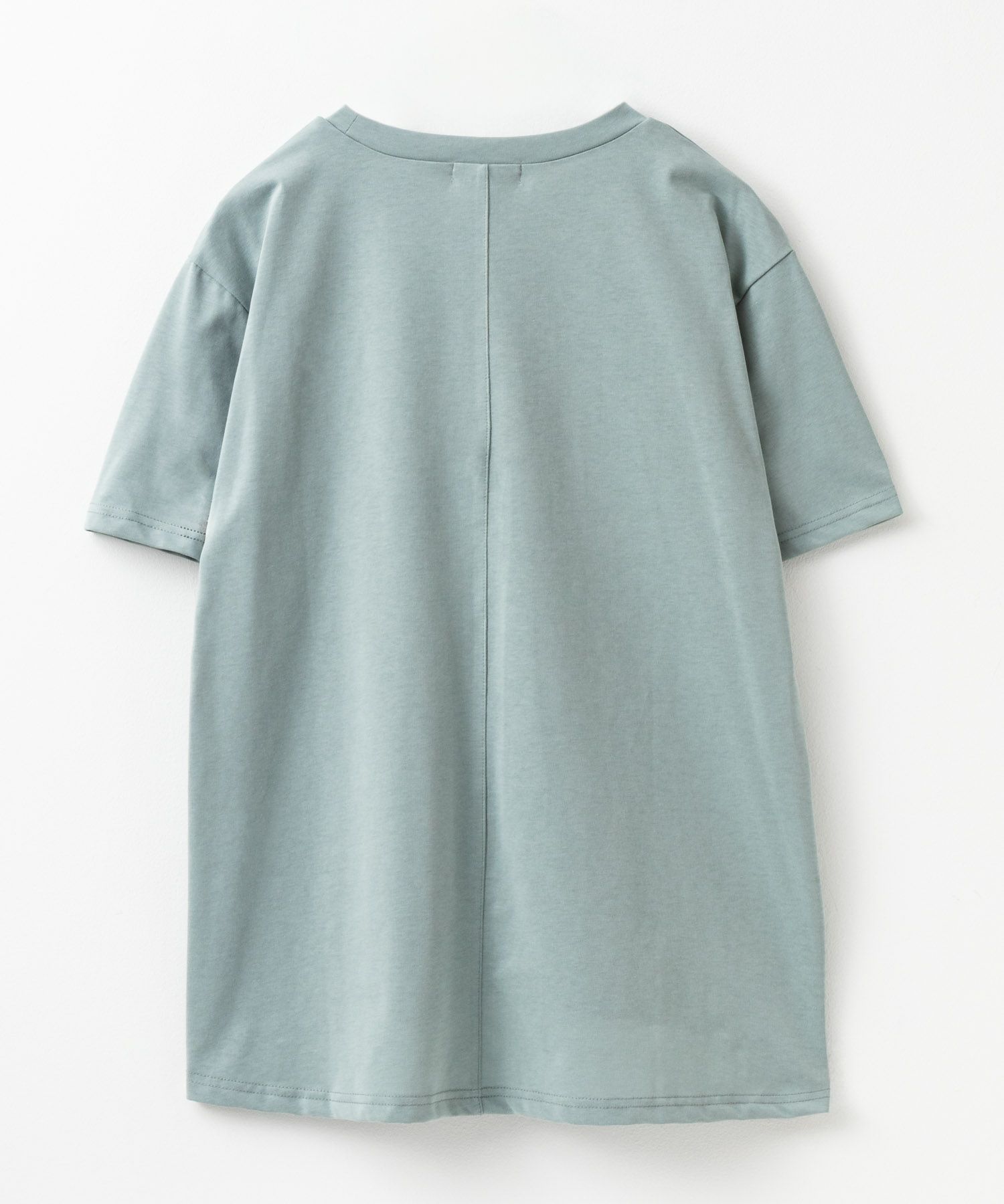 NAVY SARARI  クール＆UVカットプリントTシャツ レディース メール便 対応商品商品画像-36