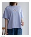 PEKO ワンポイント刺繍Tシャツ レディース ネコポス 対応商品