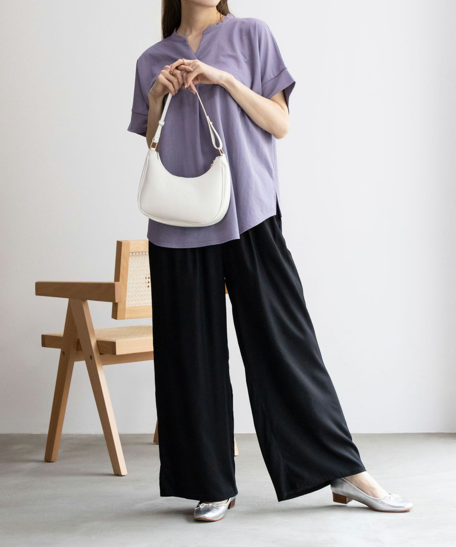 Howdy Marie  インドファブリック 総柄ワイドパンツ レディース商品画像-7