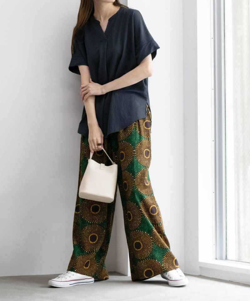 Howdy Marie インドファブリック 総柄ワイドパンツ レディース商品画像-9