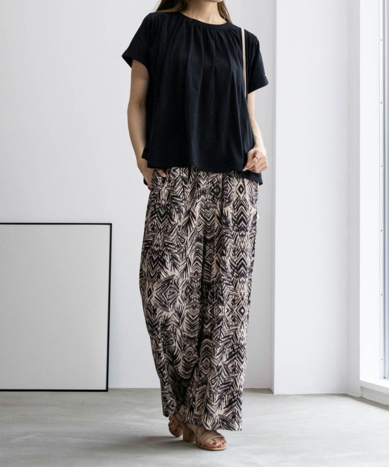 Howdy Marie  インドファブリック 総柄ワイドパンツ レディース商品画像-12