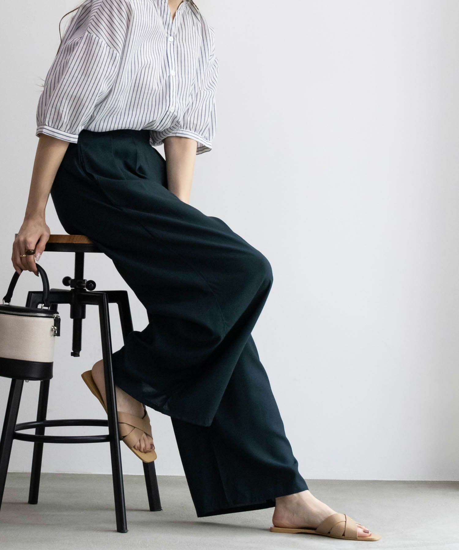 Howdy Marie  インドファブリック 総柄ワイドパンツ レディース商品サムネイル-24