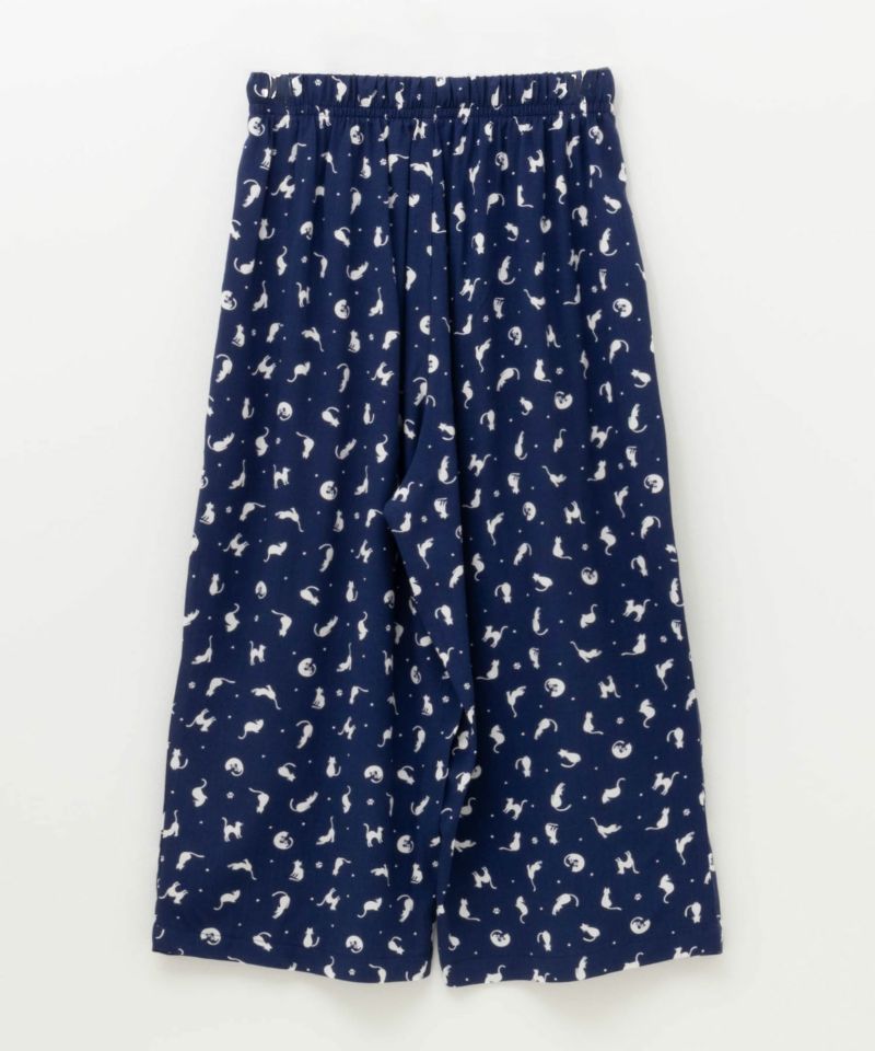 NAVY レーヨンステテコ ネコ柄 レディース商品画像-27