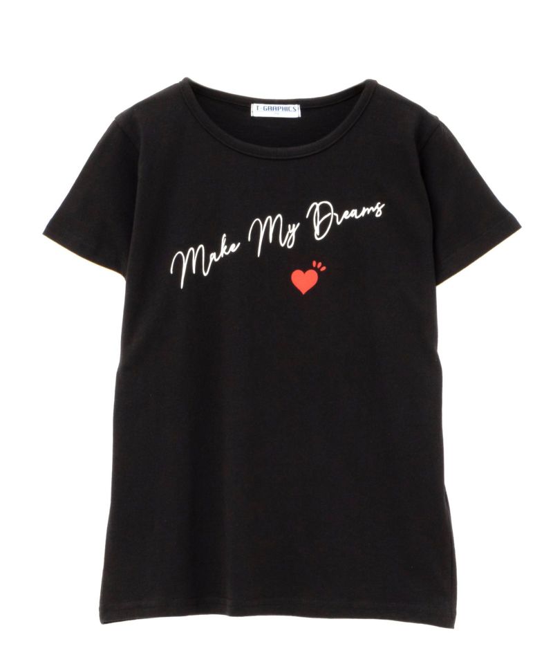 T-GRAPHICS  ハートプリントTシャツ キッズ ネコポス 対応商品商品画像-1