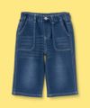 NAVY ベイカーポケットデニムハーフパンツ キッズ