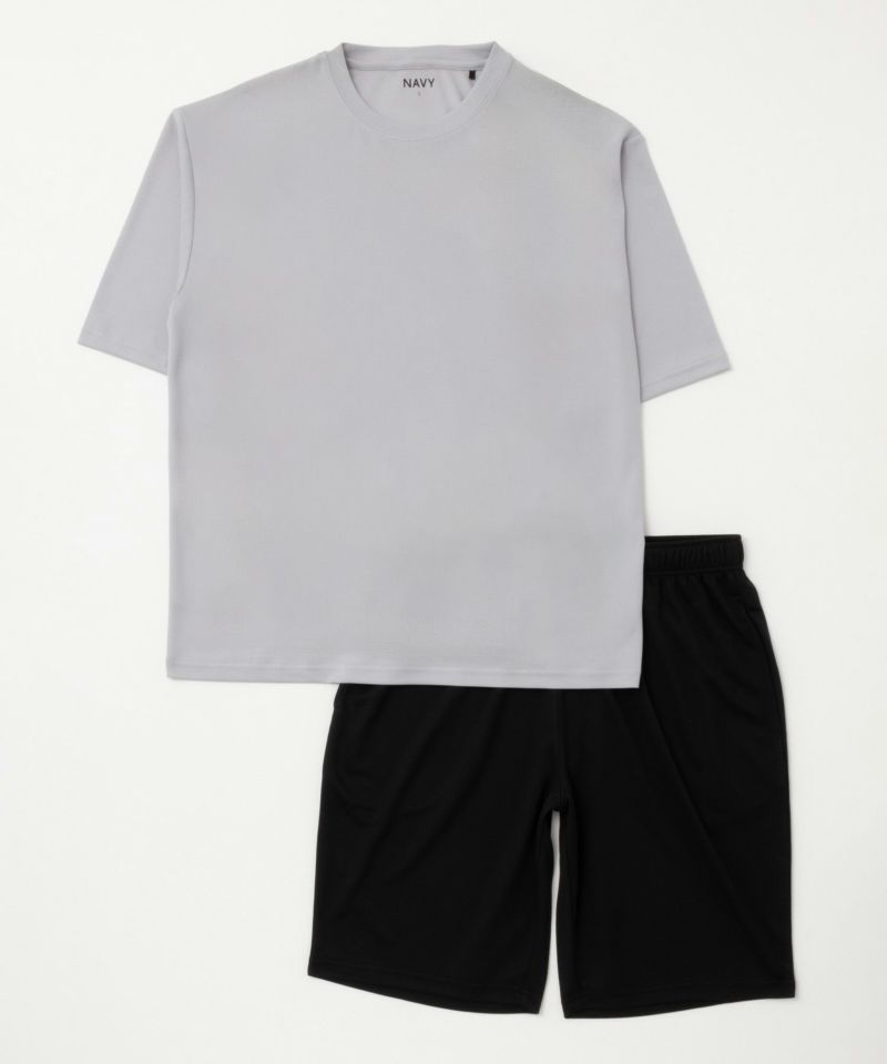 SARARI NAVY ドライメッシュ上下セット メンズ